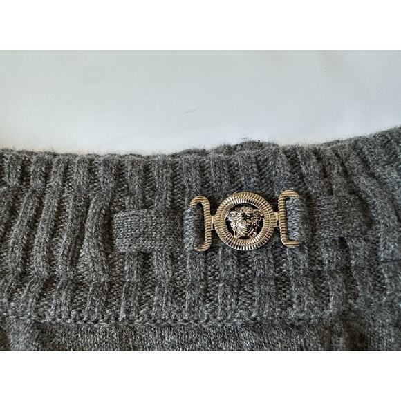 Versace Men’s Medusa Wool/Cashmere Sweatpants L (50 Euro) 1013622 IT NWT $1525 - Picture 12 of 16